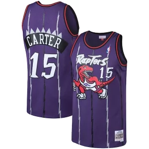 Gorgeous Fantastico Prestigioso Vince Carter Toronto Raptors 1998/99 Big & Tall Hardwood Classics Swingman Jersey Purple/White