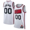 Gorgeous Fascinante Pratico Houston Rockets Nike Unisex 2024/25 Custom Swingman Jersey City Edition White