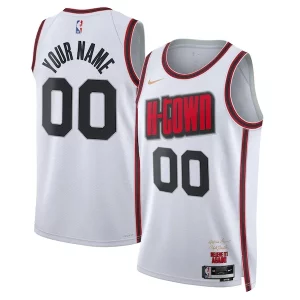 Gorgeous Fascinante Pratico Houston Rockets Nike Unisex 2024/25 Custom Swingman Jersey City Edition White