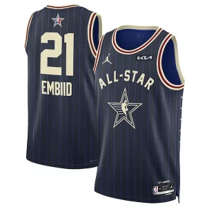 Gorgeous Joel Embiid Jordan Brand Unisex 2024 NBA All Star Game Swingman Jersey Navy