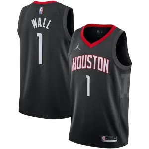 Gorgeous John Wall Houston Rockets Jordan Brand 2020/21 Swingman Jersey Statement Edition Black