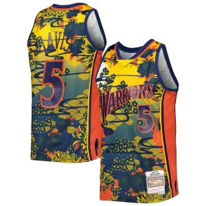 Gorgeous Lussuoso Stupendo Baron Davis Golden State Warriors Hardwood Classics Lunar New Year Swingman Jersey Blue