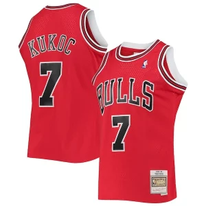 Gorgeous Magnifico Toni Kukoc Chicago Bulls 1997/98 Hardwood Classics Swingman Jersey Red