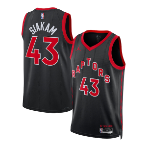 Gorgeous Pascal Siakam Toronto Raptors Jordan Brand Unisex Swingman Jersey Statement Edition Black