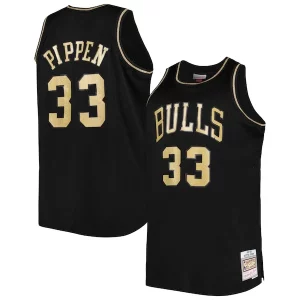 Gorgeous Scottie Pippen Chicago Bulls Big & Tall Hardwood Classics 1997/98 Swingman Jersey Black