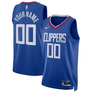 Gorgeous Splendido Delizioso LA Clippers Nike Unisex Swingman Custom Jersey Royal Icon Edition