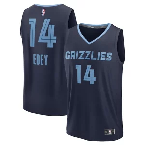 Accattivante Zach Edey Memphis Grizzlies 2024 NBA Draft Fast Break Player Jersey Icon Edition Navy