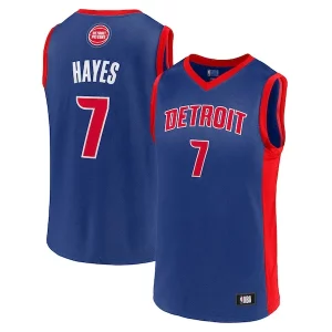 Incantevole Carino Cool Men's Killian Hayes Blue Detroit Pistons Team Player Jersey