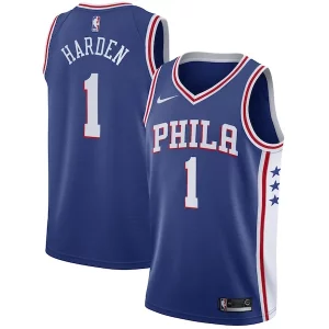 Incantevole Classico Duraturo James Harden Philadelphia 76ers Nike Swingman Jersey Icon Edition Royal
