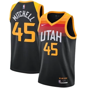 Incantevole Donovan Mitchell Utah Jazz Nike 2021/22 Swingman Player Jersey Black City Edition