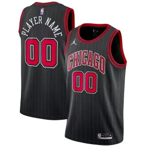 Incantevole Fantastico Gorgeous Chicago Bulls Jordan Brand Swingman Custom Jersey Statement Edition Black