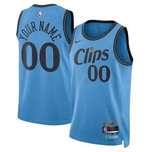 Incantevole LA Clippers Nike Unisex 2024/25 Custom Swingman Jersey City Edition Light Blue