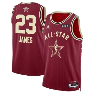 Incantevole Pratico Ottimo LeBron James Jordan Brand Unisex 2024 NBA All Star Game Swingman Jersey Crimson