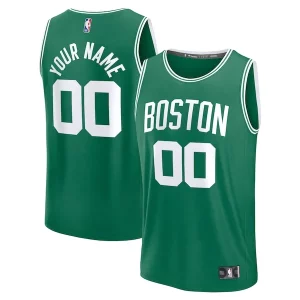 Trendy Comodo Boston Celtics Fast Break Custom Jersey Icon Edition Kelly Green/White/Black