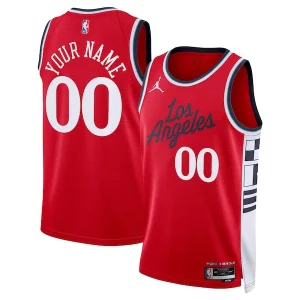 Incantevole Splendido Robusto LA Clippers Jordan Brand Unisex 2024/25 Custom Swingman Jersey Statement Edition Red