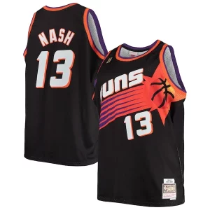Incantevole Steve Nash Phoenix Suns 1996/97 Big & Tall Hardwood Classics Swingman Jersey Black/White