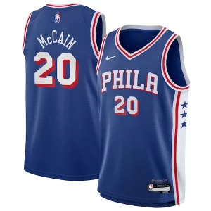 Incantevole Versatile Raffinato Jared McCain Philadelphia 76ers Nike Youth Swingman Jersey Icon Edition Royal