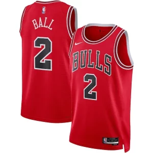 Lussuoso Carino Eccezionale Lonzo Ball Chicago Bulls Nike Unisex Swingman Jersey Icon Edition Red