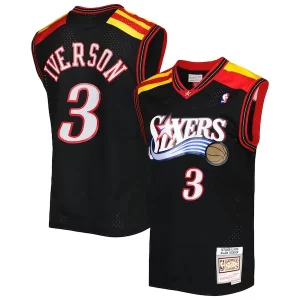 Lussuoso Classico Allen Iverson Philadelphia 76ers Hardwood Classics 2006/07 Swingman Jersey Black