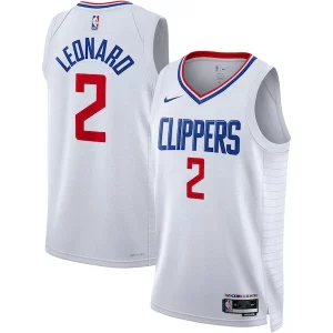 Lussuoso Classico Pratico Kawhi Leonard LA Clippers Nike Unisex Swingman Jersey Association Edition White/Royal
