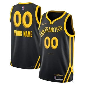 Lussuoso Duraturo Golden State Warriors Nike Unisex 2023/24 Custom Swingman Jersey Black City Edition