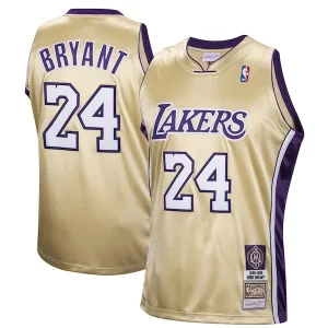 Lussuoso Kobe Bryant Los Angeles Lakers Hall of Fame Class of 2020 #24 Authentic Hardwood Classics Jersey Gold