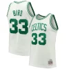 Lussuoso Larry Bird Boston Celtics Hardwood Classics 1985/86 Swingman Jersey White/Kelly Green