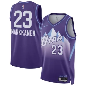 Lussuoso Lauri Markkanen Utah Jazz Nike Unisex 2024/25 Swingman Player Jersey City Edition Purple