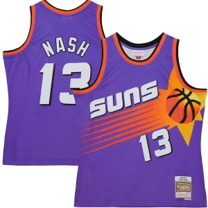 Lussuoso Magnifico Eccezionale Steve Nash Phoenix Suns Hardwood Classics 1996/97 Tropical Swingman Jersey Purple