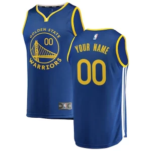 Lussuoso Meraviglioso Golden State Warriors Youth 2019/20 Fast Break Custom Replica Jersey Royal Icon Edition