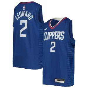 Lussuoso Prestigioso Kawhi Leonard LA Clippers Nike Youth Swingman Jersey Icon Edition Royal/White