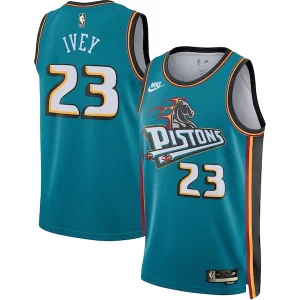 Lussuoso Resistente Jaden Ivey Detroit Pistons Nike Swingman Jersey Classic Edition Teal