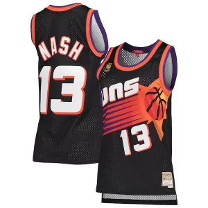 Lussuoso Steve Nash Phoenix Suns Women's Hardwood Classics Swingman Jersey Black