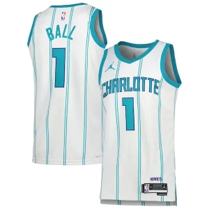 Lussuoso Versatile Sofisticato LaMelo Ball Charlotte Hornets Jordan Brand Unisex Swingman Jersey Association Edition White/Teal