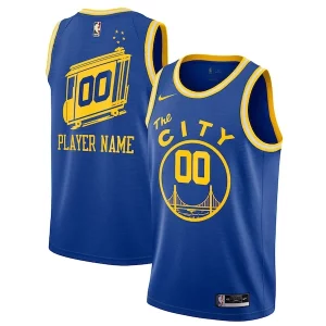 Magnifico Bellissimo Golden State Warriors Nike 2020/21 Hardwood Classics Swingman Custom Jersey Blue