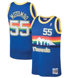 Magnifico Classico Dikembe Mutombo Denver Nuggets 1991/92 Hardwood Classics Swingman Jersey Blue