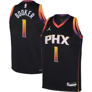 Magnifico Cool Devin Booker Phoenix Suns Jordan Brand Youth Swingman Jersey Statement Edition Black