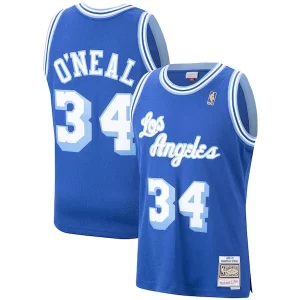 Magnifico Duraturo Raffinato Shaquille O'Neal Los Angeles Lakers Hardwood Classics Swingman Jersey Royal/Purple/Gold