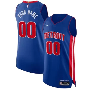 Magnifico Fascinante Detroit Pistons Nike Authentic Custom Jersey Blue Icon Edition