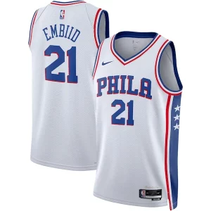 Magnifico Joel Embiid Philadelphia 76ers Nike Unisex Swingman Jersey Association Edition White/Royal
