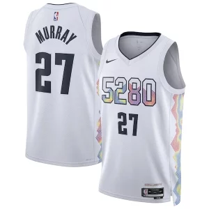 Magnifico Stupendo Jamal Murray Denver Nuggets Nike Unisex 2024/25 Swingman Player Jersey City Edition White