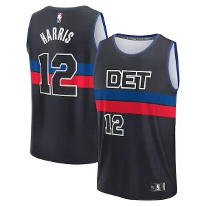 Duraturo Versatile Tobias Harris Detroit Pistons Youth Fast Break Player Jersey Statement Edition Black