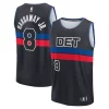 Meraviglioso Attraente Trendy Tim Hardaway Jr. Detroit Pistons Youth Fast Break Player Jersey Statement Edition Black
