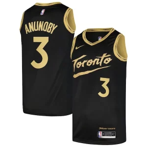 Meraviglioso Bellissimo Cool OG Anunoby Toronto Raptors Nike Swingman Player Jersey City Edition Black
