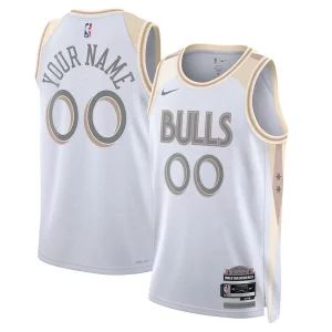 Meraviglioso Chicago Bulls Nike Unisex 2024/25 Custom Swingman Jersey City Edition White