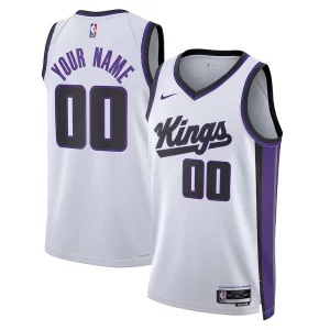 Pratico Eccezionale Classico Sacramento Kings Nike Unisex Swingman Custom Jersey Association Edition White