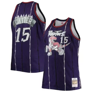 Meraviglioso Classico Vince Carter Toronto Raptors Big & Tall 1998/99 NBA 75th Anniversary Diamond Swingman Jersey Purple