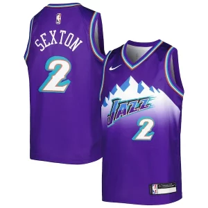 Meraviglioso Collin Sexton Utah Jazz Nike Youth 2022/23 Swingman Jersey City Edition Purple