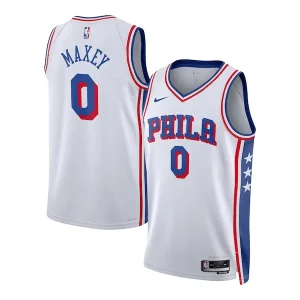 Meraviglioso Comodo Tyrese Maxey Philadelphia 76ers Nike Unisex Swingman Jersey Association Edition White