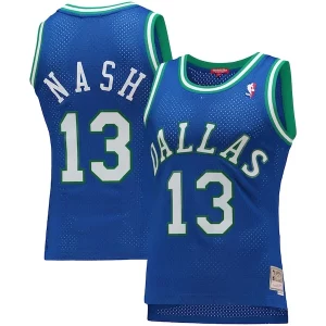 Meraviglioso Delizioso Pratico Steve Nash Dallas Mavericks Women's 1998/99 Hardwood Classics Swingman Jersey Blue